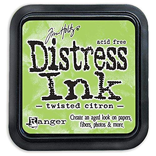 Ranger Tim Holtz Distress Ink Pad, Kunststoff, Twisted Citron, 7.5 x 7.5 x 58 cm von Ranger