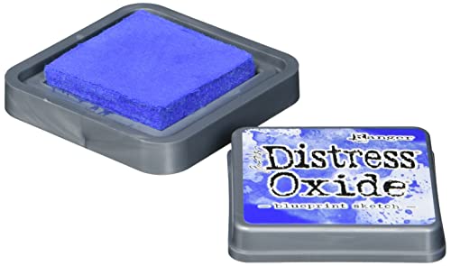 Ranger Tim Holtz Distress Oxide Ink pad Blueprint Sketch, Blau, 7.5 x 7.5 x 1.9 cm von Ranger