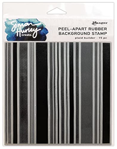 Simon Hurley create. Cling Stamps 6"X6"-Plaid Builder Simon Hurley create. Cling Stamps 6"X6"-Plaid Builder von Ranger
