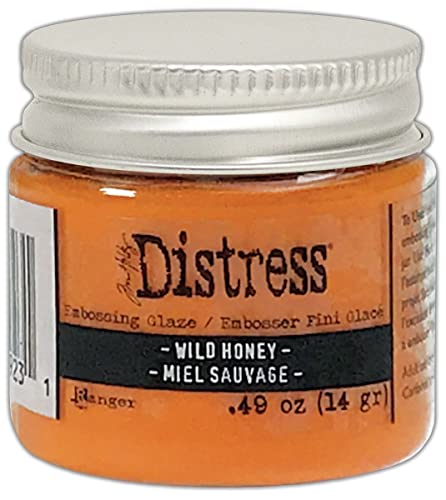 Tim Holtz - Ranger TDE79231 WILD Honey Prägung Glaze, 14 g (0.49 oz) von Ranger