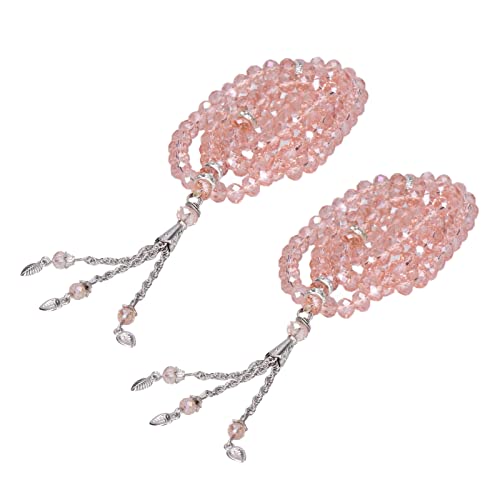 Rankomu Gebetsperlen, muslimische Gebetsperlen, 99 Perlen, Tasbih-Gebetsperlen mit Mihrab-Trennern, exquisites Design für Handtasche, Rosa, 2 Stück Rankomu Gebetsperlen, muslimische Gebetsperlen, 99 Perlen, Tasbih-Gebetsperlen mit Mihrab-Trennern, exquisites Design für Handtasche, Rosa, 2 Stück von Rankomu
