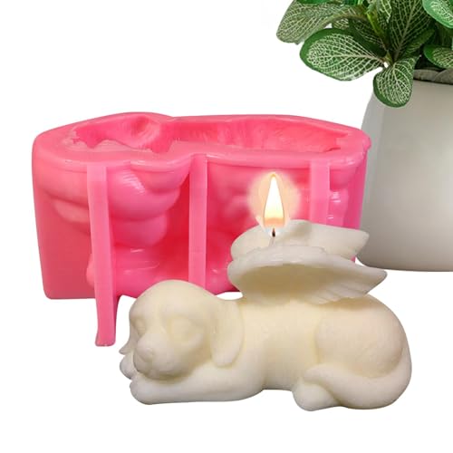 Engel-Hundeform, Form für schlafenden Hund | Silikon-Tierform zur Kerzenherstellung | Schlafende Katze mit Flügeln DIY Silikonform, Wachs Epoxidharz Gießen, handgemachte Form, kreatives Engel-Hundeform, Form für schlafenden Hund | Silikon-Tierform zur Kerzenherstellung | Schlafende Katze mit Flügeln DIY Silikonform, Wachs Epoxidharz Gießen, handgemachte Form, kreatives von Ranley
