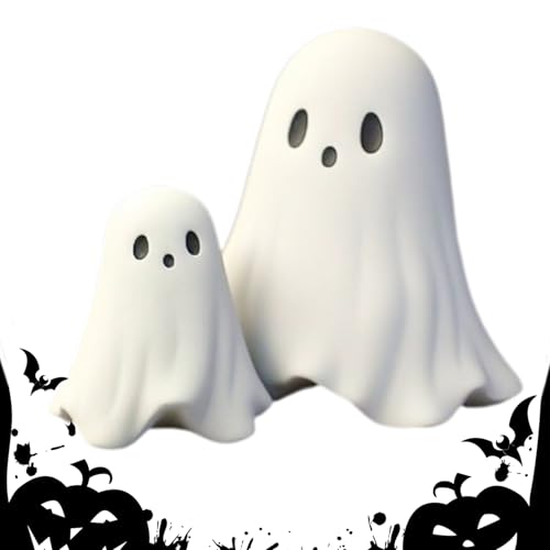 Ranley Halloween Geister Deko | Geister Halloween Figur - Festliche Harzdekoration Für Zuhause Büro Schreibtisch Deko Ranley Halloween Geister Deko | Geister Halloween Figur - Festliche Harzdekoration Für Zuhause Büro Schreibtisch Deko von Ranley