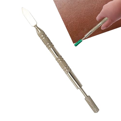 Ranley Leder Kanten Farbstift, Lederkanten Prägewerkzeug Für Handwerk, Doppelkopf Werkzeug Handmade Zur Versiegelung & Veredelung Für Bastelprojekte, Berufliche Anwendung Und Haushalt von Ranley