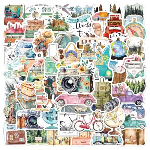 50 Pcs Sticker Set, Outdoor-Reise Aufkleber Kinder, Wasserfest Stickers für Mädchen Jungen Koffer Skateboard Laptop Kühlschrank Fahrräder DIY Scrapbooking Spielzeug Deko Kindergeburtstag 50 Pcs Sticker Set, Outdoor-Reise Aufkleber Kinder, Wasserfest Stickers für Mädchen Jungen Koffer Skateboard Laptop Kühlschrank Fahrräder DIY Scrapbooking Spielzeug Deko Kindergeburtstag von Ranlufly