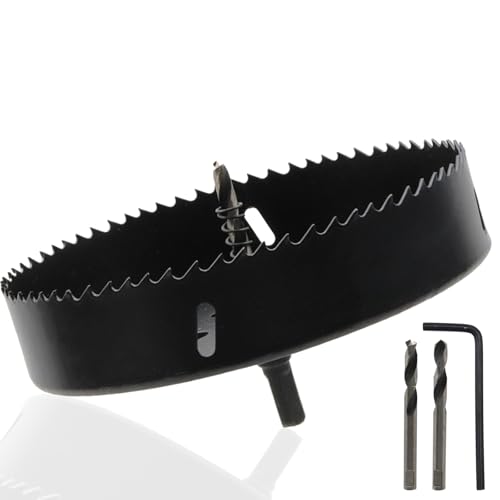 Rannb Lochsäge, Lochschneider, Bohrwerkzeug, Bimetall-Lochsäge, 163 mm von Rannb