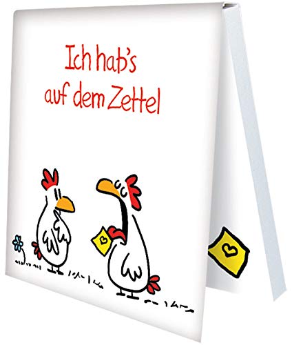 Klebezettel Ich hab's auf dem Zettel Alexander Holzach 7,2 x 7,2 cm 50 Blatt Rannenberg & Friends von Rannenberg & Friends