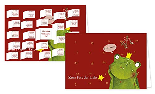 RASW028 -" Fest der Liebe" Adventskalender-Doppelkarte - 12,5 x 18,5 cm mit hochwertigem Kuvert RASW028 -" Fest der Liebe" Adventskalender-Doppelkarte - 12,5 x 18,5 cm mit hochwertigem Kuvert von Rannenberg & Friends