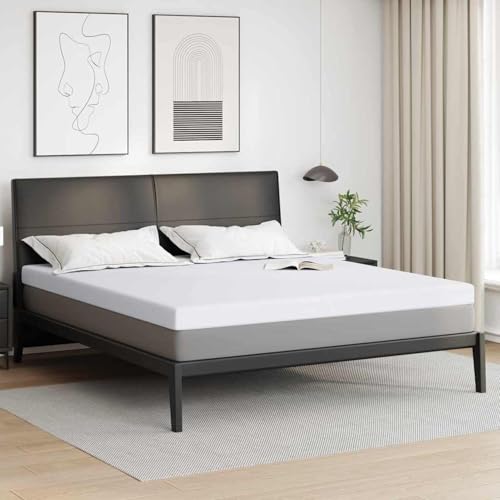 Rantry Matratzenpads Weiß 180 x 200 cm 100% Polyester Jacquardstoff Matratzenauflage Model4106251 von Rantry