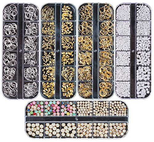 Ranvi 3000 Stück (5 Schachteln) Nail Art Strass Set Nail Ornaments Style2 von Ranvi