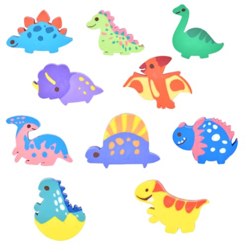 Ranvi Dinosaurier-Radiergummi-Set, 4 Boxen (40 Stück) Radiergummis für Belohnungen im Klassenzimmer, Preise und Partygeschenke von Ranvi