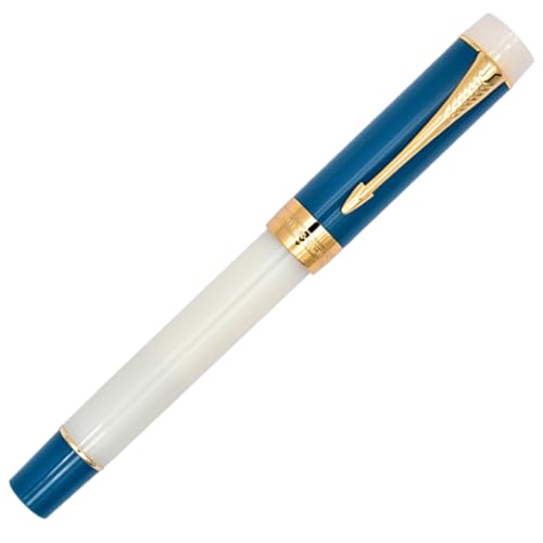 Ranvi Jinhao 100 Füllfederhalter, Extrafeine Feder, Goldbesatz, Dunkelblau von Ranvi
