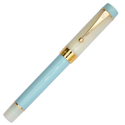 Ranvi Jinhao 100 Füllfederhalter, Extrafeine Feder, Goldbesatz, Kugelclip, Blau von Ranvi