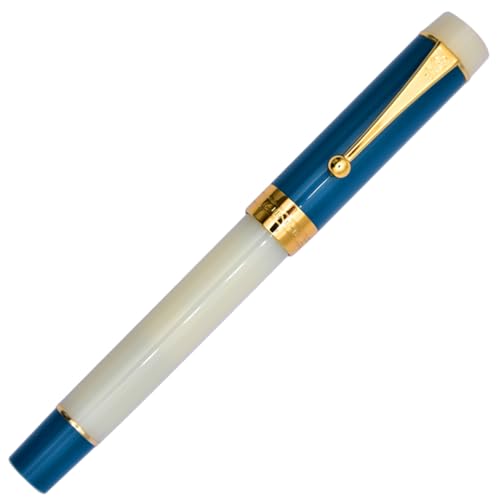 Ranvi Jinhao 100 Füllfederhalter, Extrafeine Feder, Goldbesatz, Kugelclip, Dunkelblau von Ranvi