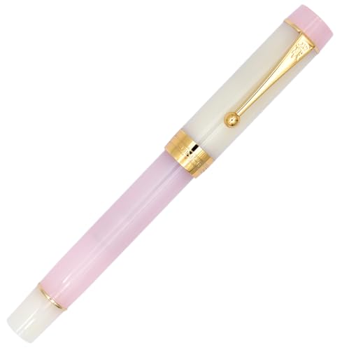 Ranvi Jinhao 100 Füllfederhalter, Extrafeine Feder, Goldbesatz, Kugelclip, Pink von Ranvi