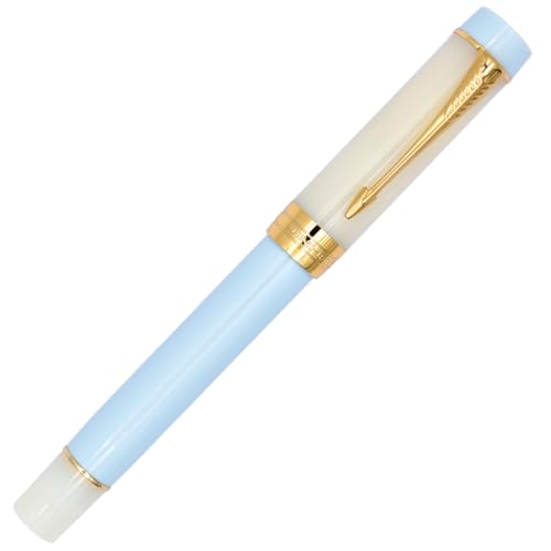 Ranvi Jinhao 100 Füllfederhalter, Feine Feder, Goldbesatz, Blau von Ranvi