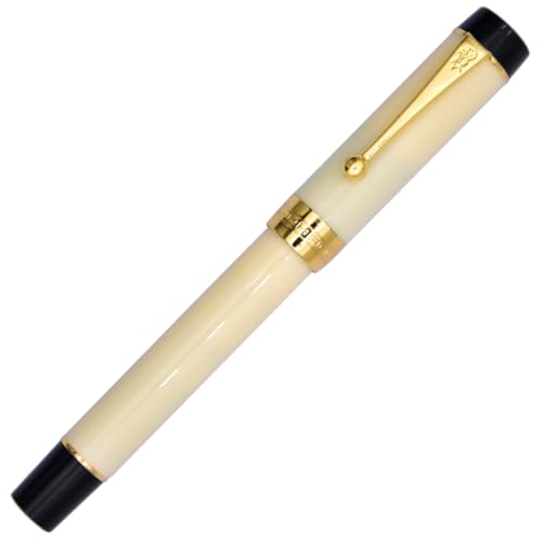 Ranvi Jinhao 100 Füllfederhalter, Feine Feder, Goldbesatz, Kugelklemme, Weiß Ranvi Jinhao 100 Füllfederhalter, Feine Feder, Goldbesatz, Kugelklemme, Weiß von Ranvi