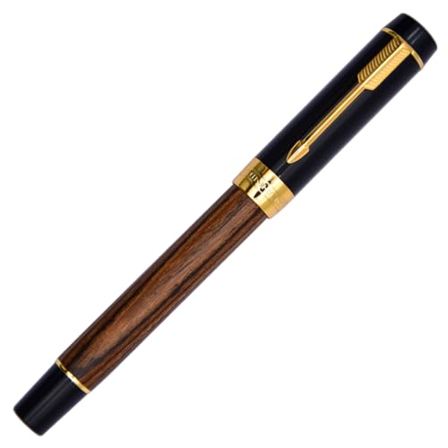 Ranvi Jinhao 100 Füllfederhalter, Feine Feder, Goldbesatz, Schwertklemme, Holz Ranvi Jinhao 100 Füllfederhalter, Feine Feder, Goldbesatz, Schwertklemme, Holz von Ranvi
