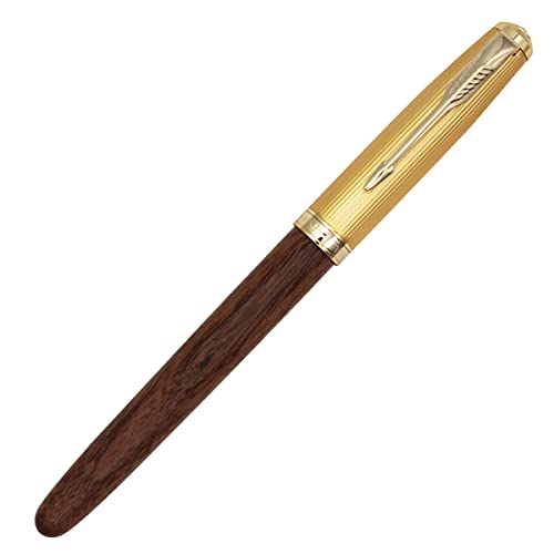 Ranvi Jinhao 85 Füllfederhalter, extra feine Feder, 0,38 mm, Walnuss von Ranvi