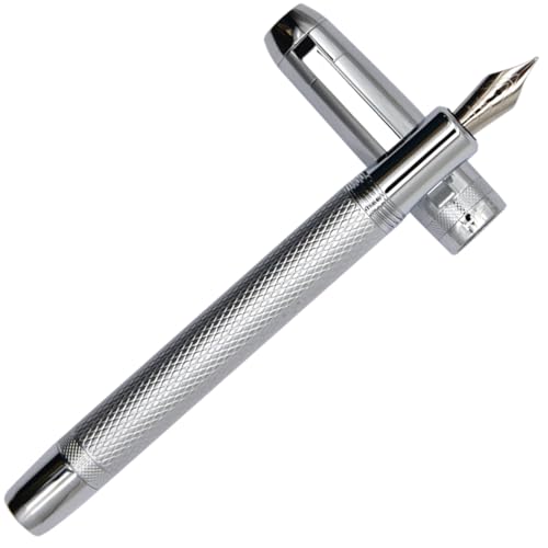 Ranvi Jinhao 92 Füllfederhalter, feine Spitze mit Tintenkonverter (Silber) von Ranvi