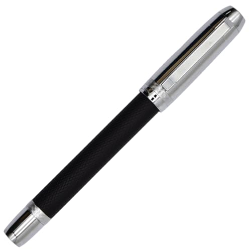 Ranvi Jinhao 92 Füllfederhalter, mittlere Feder mit Tintenkonverter (Silber-Schwarz) von Ranvi