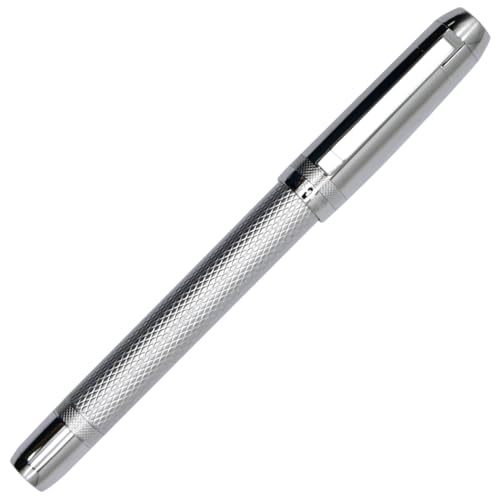 Ranvi Jinhao 92 Füllfederhalter, mittlere Spitze mit Tintenkonverter (Silber) von Ranvi