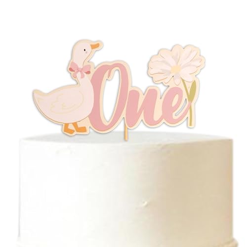 Raoformi Eine alberne Gänse-Kuchendekoration – rosa und eine alberne Gänse-Party-Dekoration, Bauernhof-Thema, Party-Zubehör, Wildblumen-Kuchenaufsatz, Foto-Requisiten Raoformi Eine alberne Gänse-Kuchendekoration – rosa und eine alberne Gänse-Party-Dekoration, Bauernhof-Thema, Party-Zubehör, Wildblumen-Kuchenaufsatz, Foto-Requisiten von Raoformi