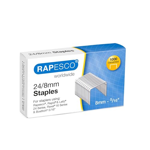 Heftklammern Rapesco verzinkt 24/8 – Box 1000 Heftklammern Rapesco verzinkt 24/8 – Box 1000 von Rapesco