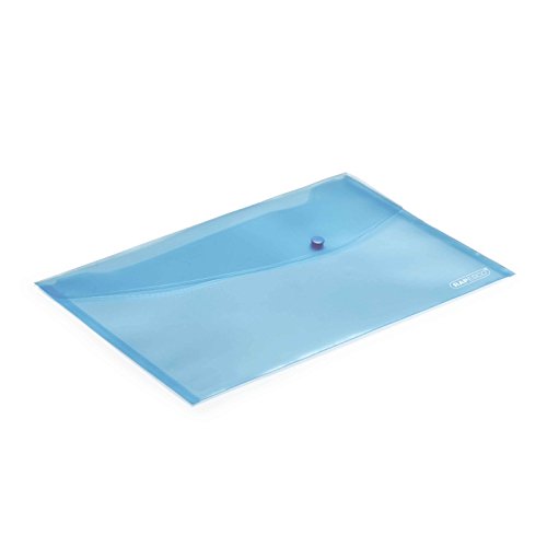 Rapesco 0691 Dokumentenmappe mit Druckknopf, A4+ / Foolscap, Transparent Pastellblau, 5 Stück Rapesco 0691 Dokumentenmappe mit Druckknopf, A4+ / Foolscap, Transparent Pastellblau, 5 Stück von Rapesco
