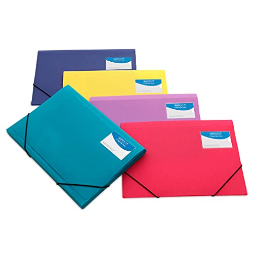 Rapesco 0720 3-Klappen-Ordnungsmappe, A4+, leuchtende Farben, 5 Stück Rapesco 0720 3-Klappen-Ordnungsmappe, A4+, leuchtende Farben, 5 Stück von Rapesco