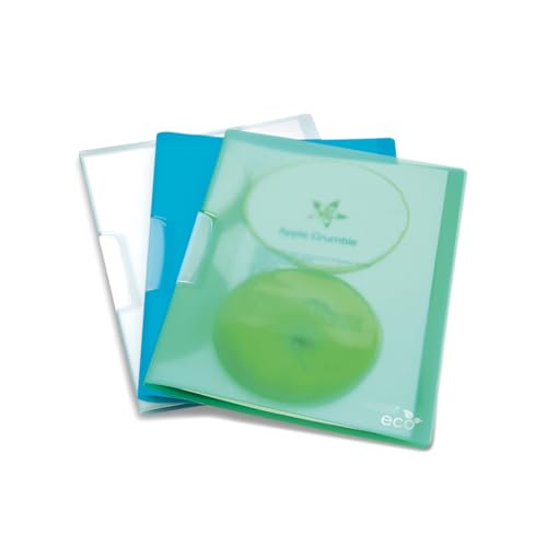 Rapesco 1043 ECO Klemmmappe, A4, unterschiedliche Transparente Farben, 5 Stück Rapesco 1043 ECO Klemmmappe, A4, unterschiedliche Transparente Farben, 5 Stück von Rapesco