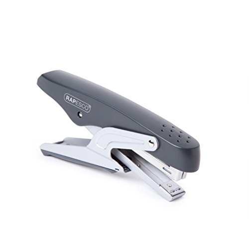 Rapesco 1057 ECO Fin Heftzange, 15 Blatt Heftleistung, Schwarz von Rapesco