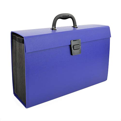 Rapesco 1553 Fächermappe Aktentasche 19 Fach Dokumentenbox, A4+, Blau Rapesco 1553 Fächermappe Aktentasche 19 Fach Dokumentenbox, A4+, Blau von Rapesco