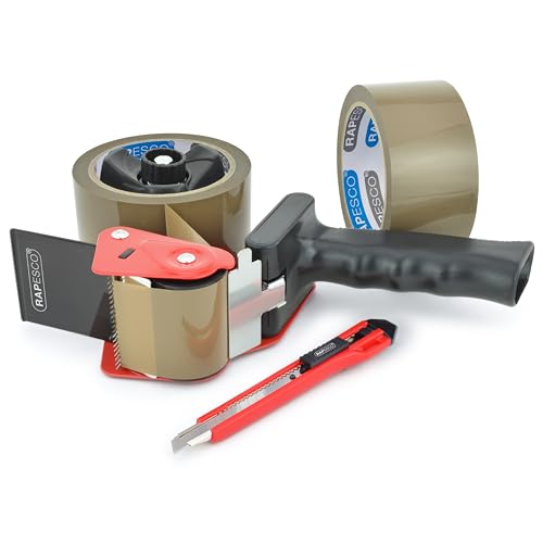 Rapesco 1556 Germ-Savvy Antibakteriell 960 Klebeband-Handabroller mit 2 Braune Packbänder Rapesco 1556 Germ-Savvy Antibakteriell 960 Klebeband-Handabroller mit 2 Braune Packbänder von Rapesco
