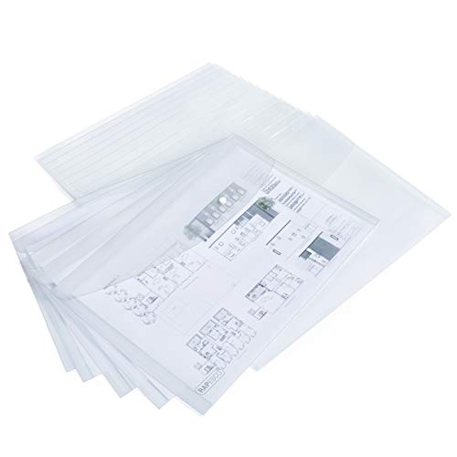 Rapesco 1589 Dokumentmappen mit Druckknopf, A3, Transparent, 20 Stück Rapesco 1589 Dokumentmappen mit Druckknopf, A3, Transparent, 20 Stück von Rapesco