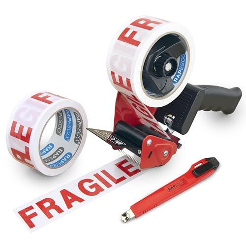 Rapesco 1618 Germ-Savvy Antibakteriell 960 Klebeband-Handabroller mit 2 „Fragile“ Packbänder Rapesco 1618 Germ-Savvy Antibakteriell 960 Klebeband-Handabroller mit 2 „Fragile“ Packbänder von Rapesco