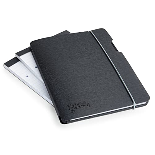 Rapesco 1637 Notizblockmappe und 3 Nachfüll-Blöcken mit 160 Blatt, A5, Schwarz Rapesco 1637 Notizblockmappe und 3 Nachfüll-Blöcken mit 160 Blatt, A5, Schwarz von Rapesco