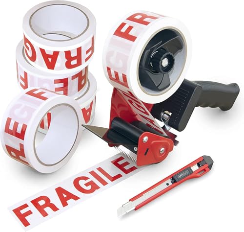 Rapesco 1682 Germ-Savvy Antibakteriell 960 Klebeband-Handabroller mit 5 „Fragile“ Packbänder Rapesco 1682 Germ-Savvy Antibakteriell 960 Klebeband-Handabroller mit 5 „Fragile“ Packbänder von Rapesco