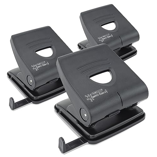 Rapesco 1738 Business Pack: Germ-Savvy Antibakterieller 827-P 2-Fach Locher, 30 Blatt Kapazität, Schwarz, 3er-Pack Rapesco 1738 Business Pack: Germ-Savvy Antibakterieller 827-P 2-Fach Locher, 30 Blatt Kapazität, Schwarz, 3er-Pack von Rapesco