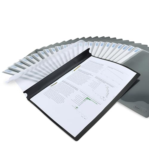 Rapesco 1815 ECO Schnellhefter, A4, Schwarz, 25 Stück von Rapesco