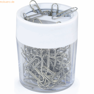 Rapesco Büroklammerspender magnetisch inkl. 100 Klammern weiß Rapesco Büroklammerspender magnetisch inkl. 100 Klammern weiß von Rapesco