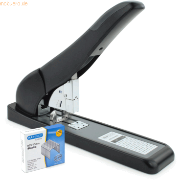 Rapesco Heftgerät HD-210 210 Blatt schwarz von Rapesco