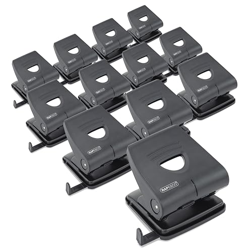 Rapesco PF827PB2T Business Pack: 827-P 2-Fach Locher, 30 Blatt Kapazität, Schwarz, 12 Pack Rapesco PF827PB2T Business Pack: 827-P 2-Fach Locher, 30 Blatt Kapazität, Schwarz, 12 Pack von Rapesco