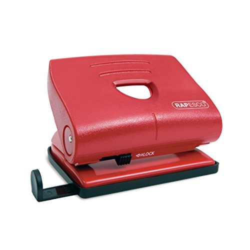Rapesco PF8700R1 820-P 2-fach-Locher, 22 Blatt Stanzkapazität, Rot Rapesco PF8700R1 820-P 2-fach-Locher, 22 Blatt Stanzkapazität, Rot von Rapesco