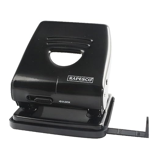 Rapesco PF88A0B1 Retro 2-fach-Locher, 35 Blatt Stanzkapazität, Schwarz Rapesco PF88A0B1 Retro 2-fach-Locher, 35 Blatt Stanzkapazität, Schwarz von Rapesco