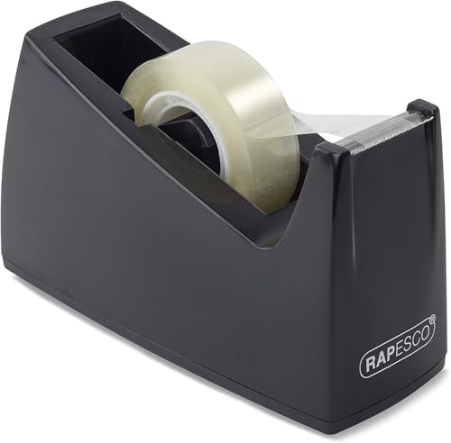 Rapesco RPTD30BK 300 Klebebandspender mit 25 mm Kern, Klebeband Nicht Enthalten, Schwarz Rapesco RPTD30BK 300 Klebebandspender mit 25 mm Kern, Klebeband Nicht Enthalten, Schwarz von Rapesco