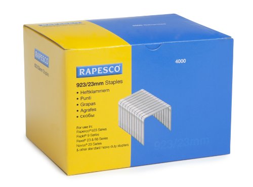 Rapesco S92323Z3 Verzinkte Heftklammern, 23 mm, 4000 Stück Rapesco S92323Z3 Verzinkte Heftklammern, 23 mm, 4000 Stück von Rapesco