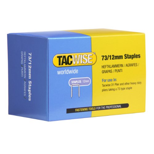Tacwise 0457 Typ 73/12mm verzinkte Heftklammern, 5.000 Stück Tacwise 0457 Typ 73/12mm verzinkte Heftklammern, 5.000 Stück von Rapesco