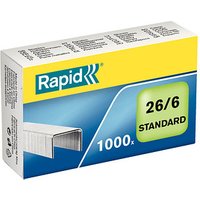 1.000 Rapid Heftklammern Standard 26/6 von Rapid