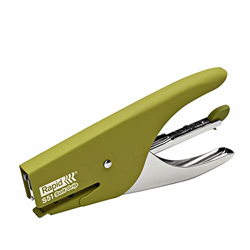 Rapid 10538740 Heftzange S51Soft Grip, Metall, 12 Blatt, grün Rapid 10538740 Heftzange S51Soft Grip, Metall, 12 Blatt, grün von Rapid